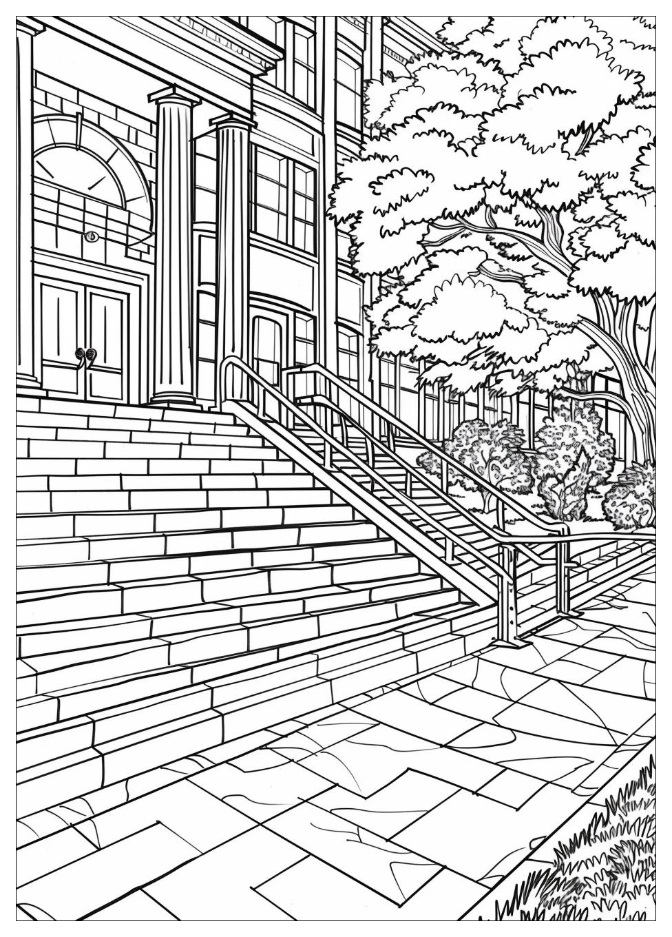 High School Coloring Pages-17