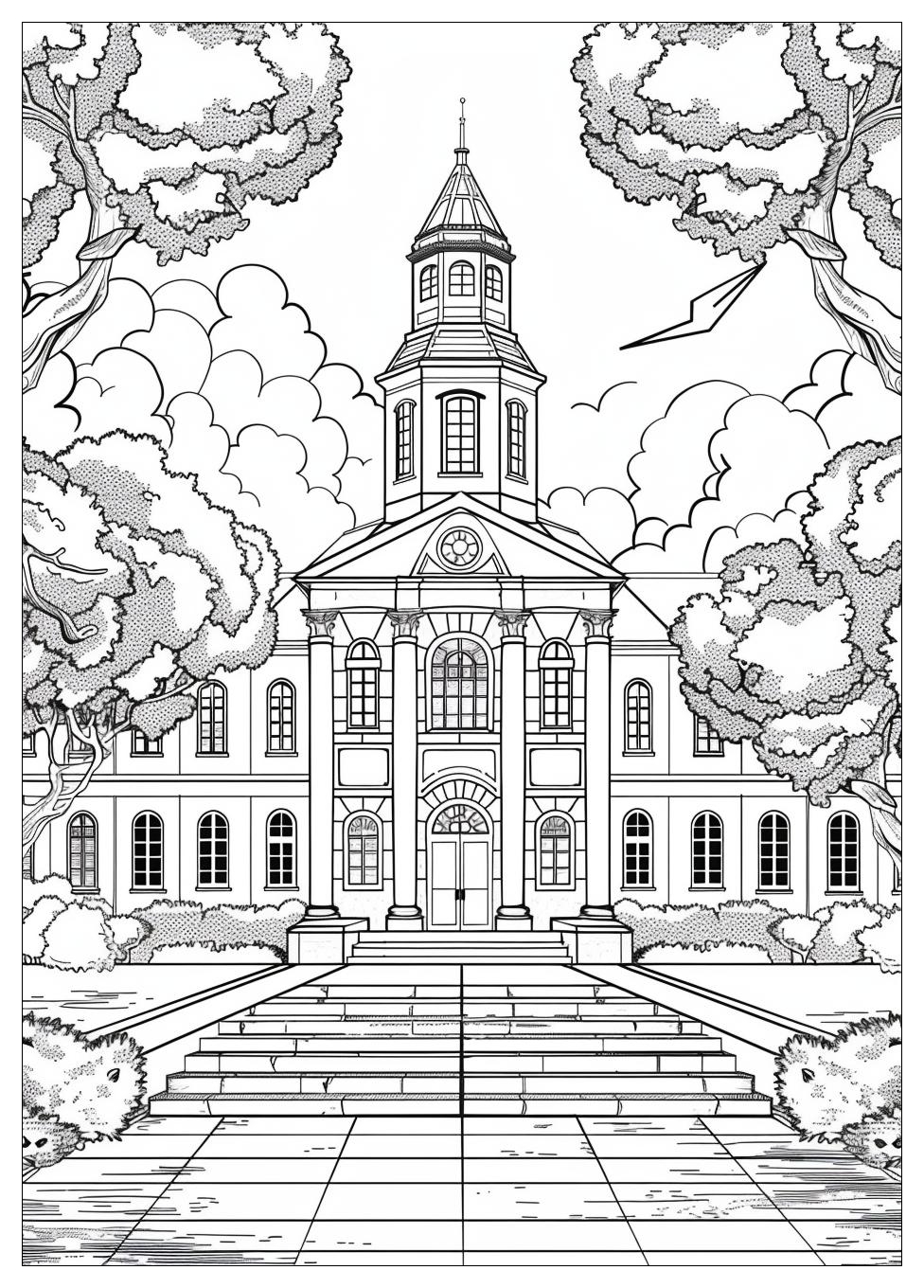 High School Coloring Pages-18