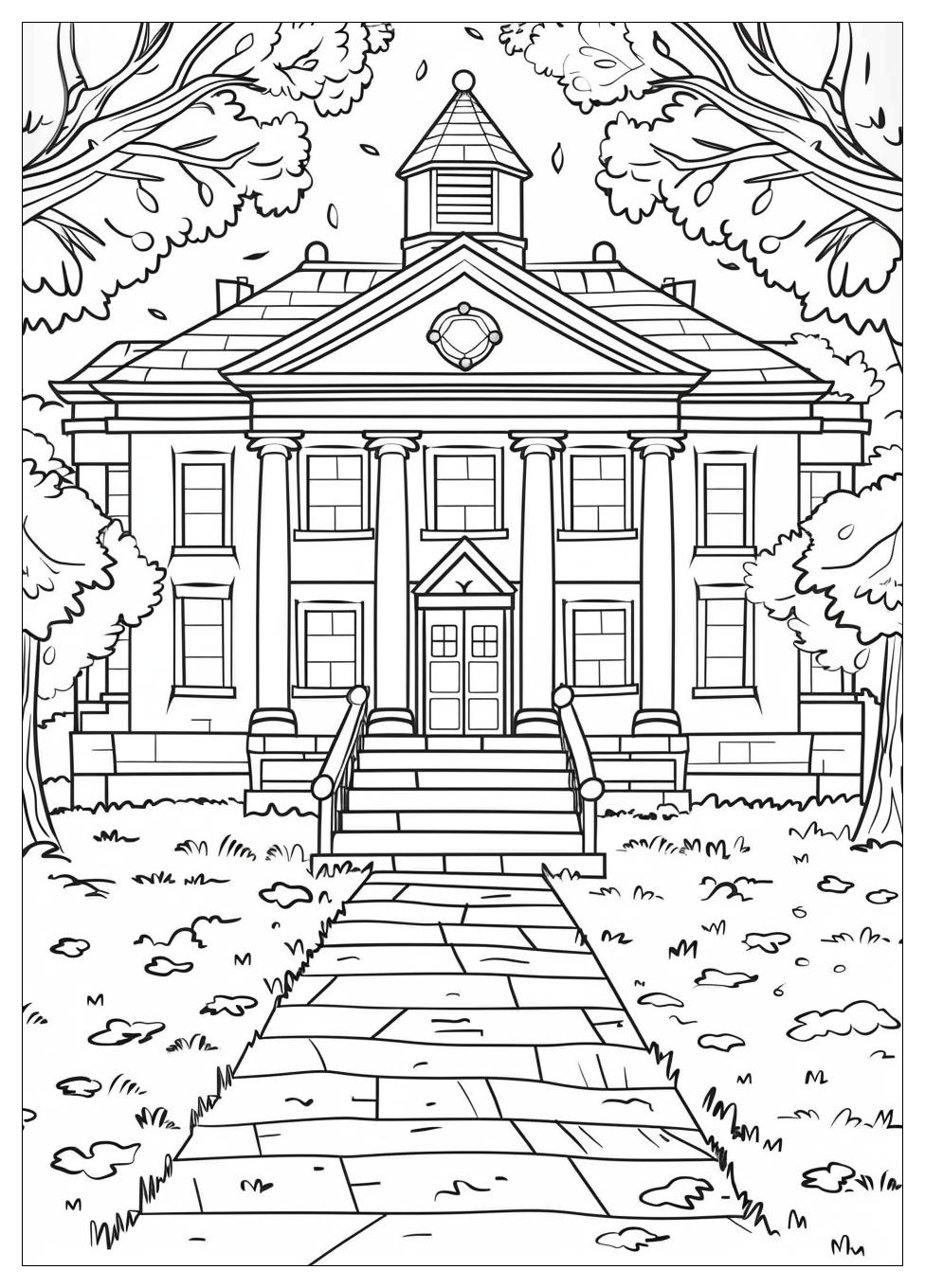 High School Coloring Pages-3