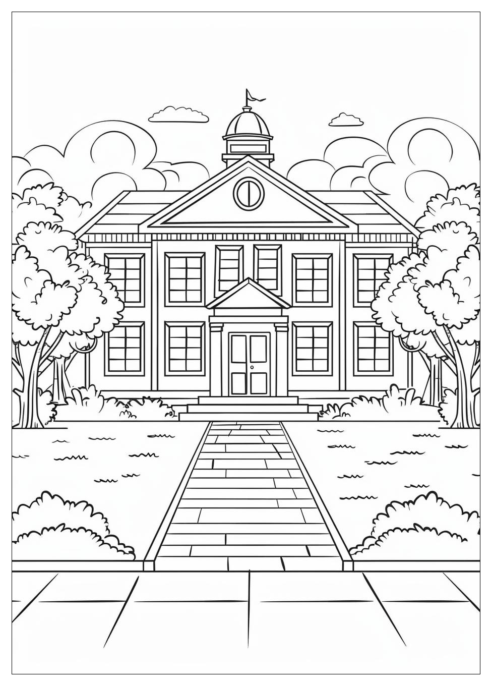 High School Coloring Pages-5