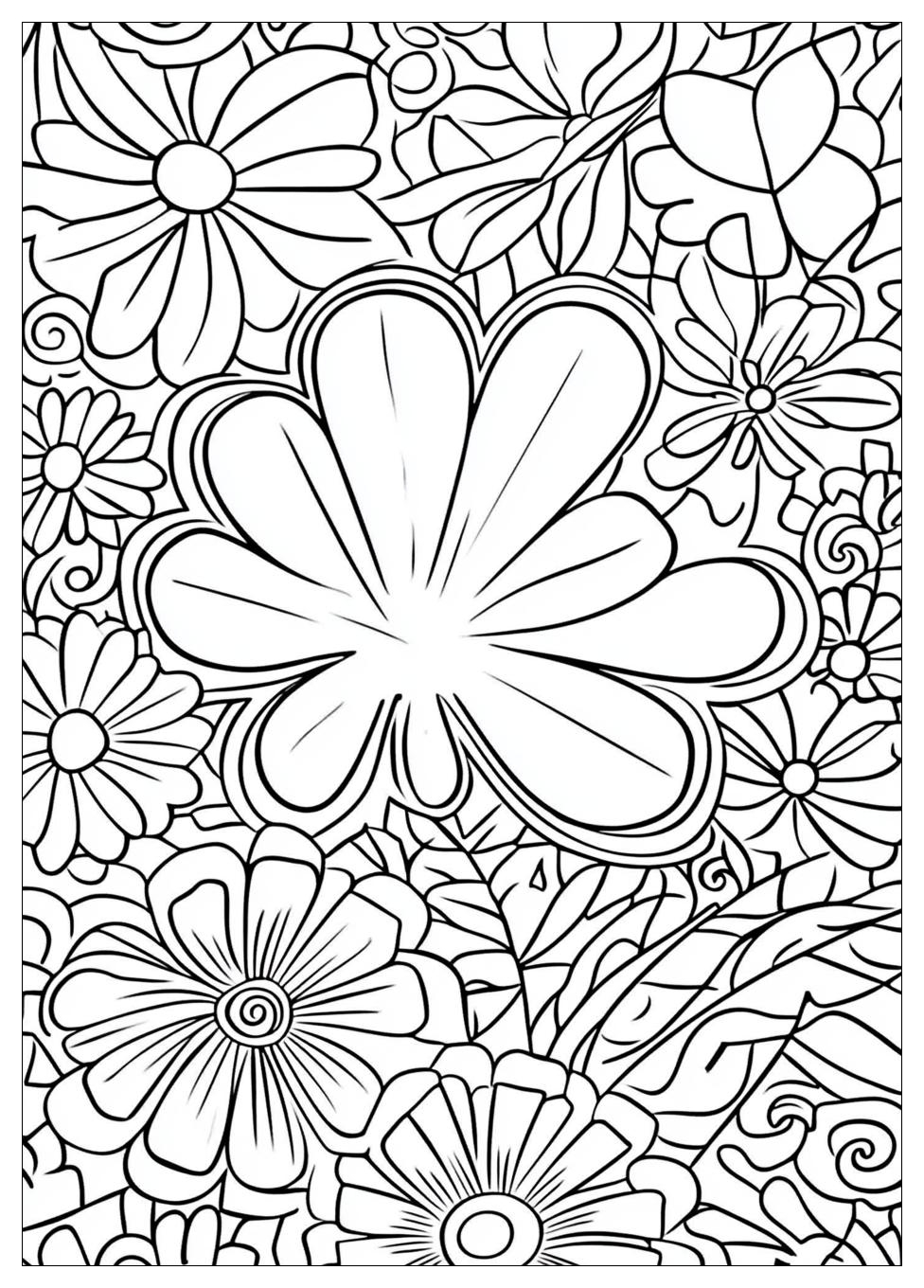 Hippie Coloring Pages-10