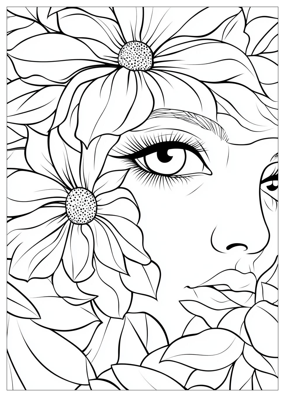 Hippie Coloring Pages-11