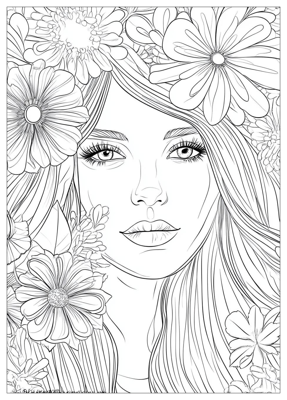 Hippie Coloring Pages-19