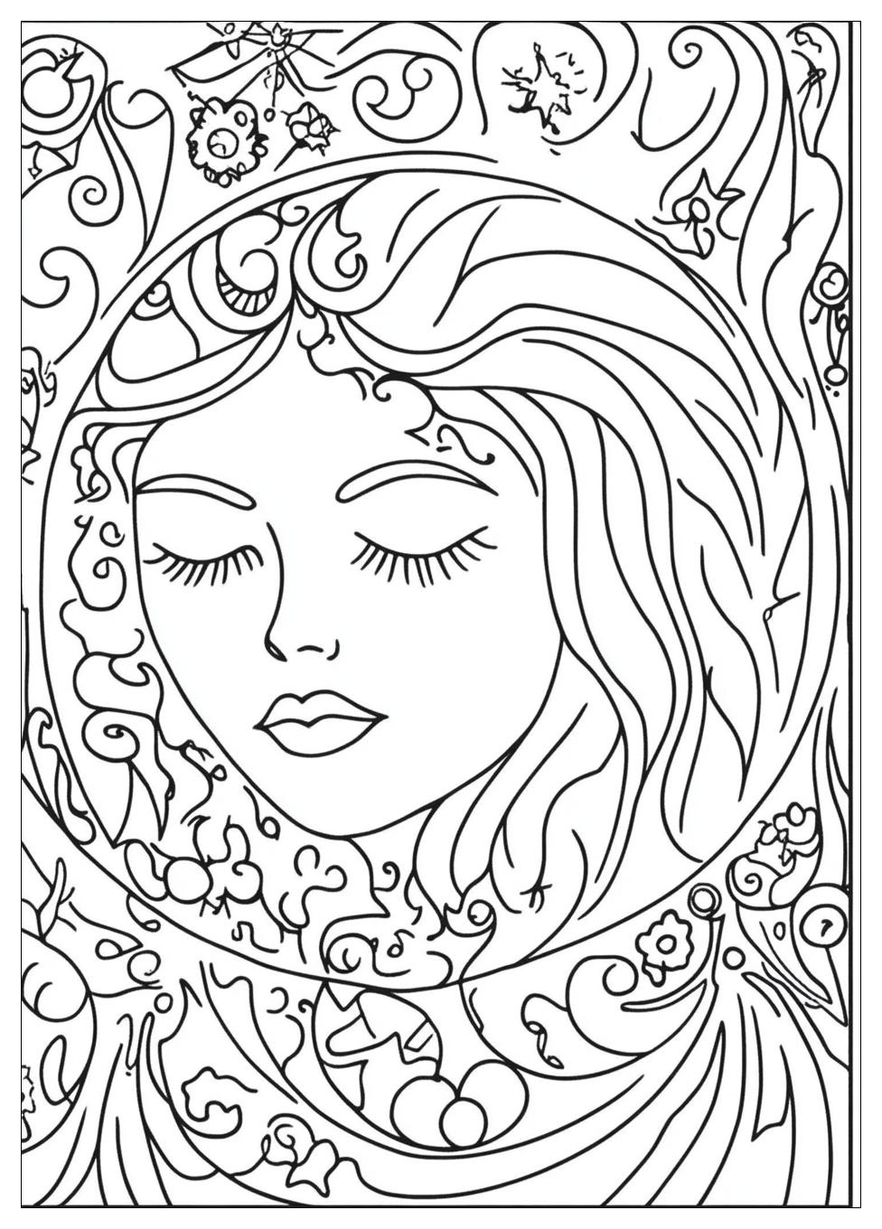 Hippie Coloring Pages-3