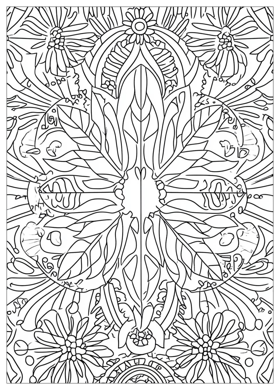 Hippie Coloring Pages-6