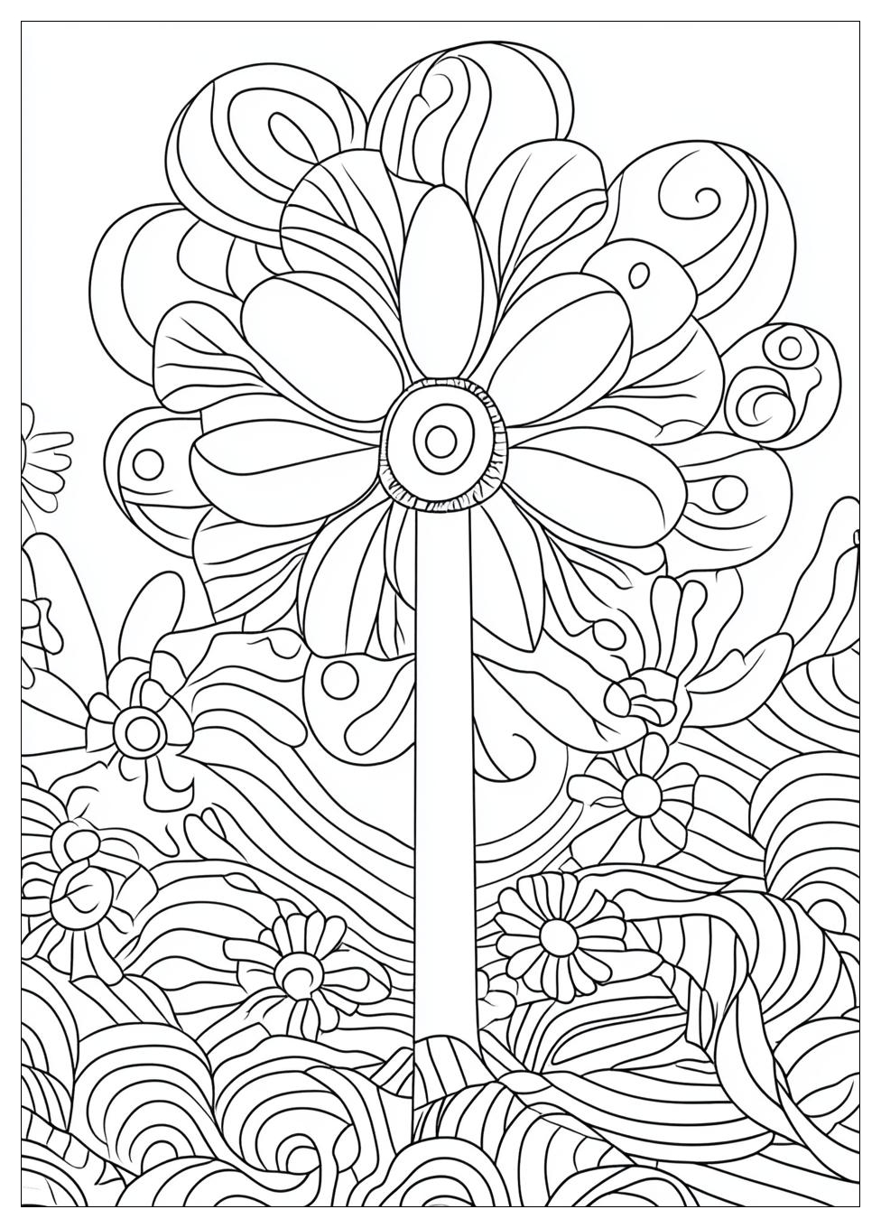 Hippie Coloring Pages-7