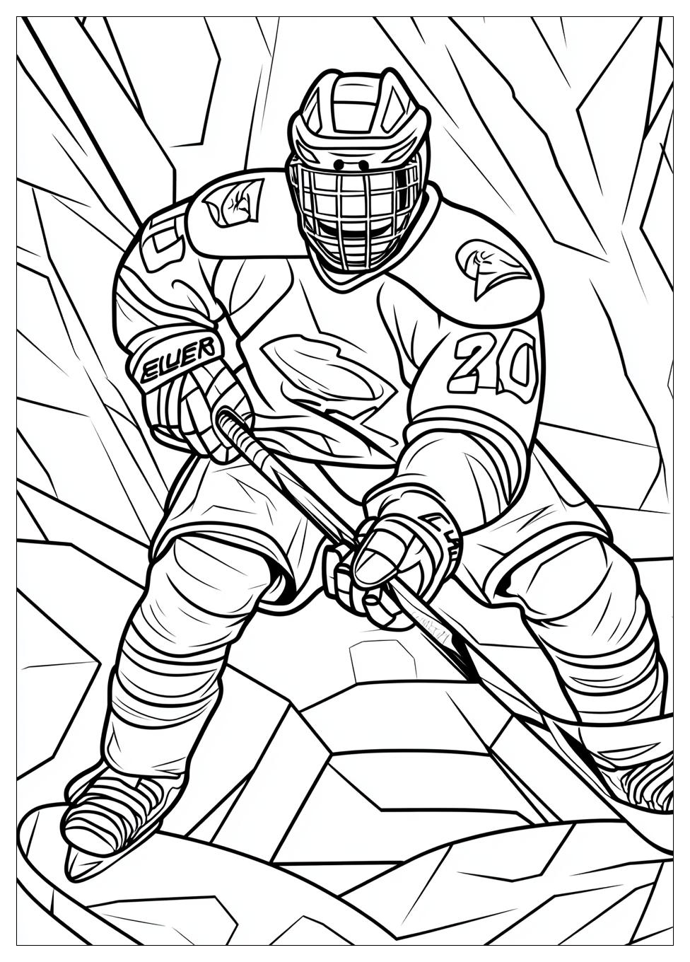 Hockey Coloring Pages-11
