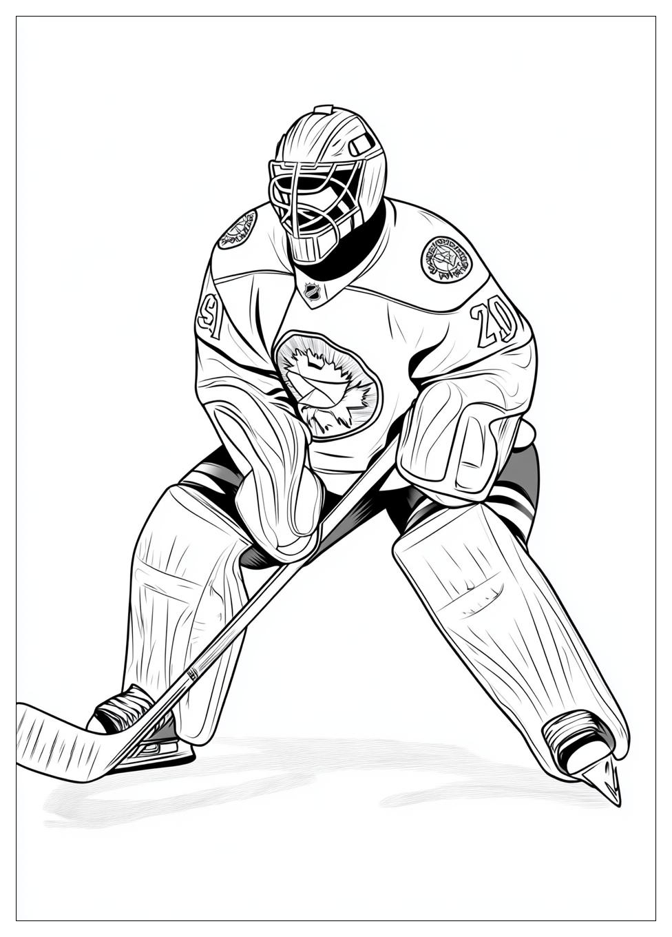 Hockey Coloring Pages-12