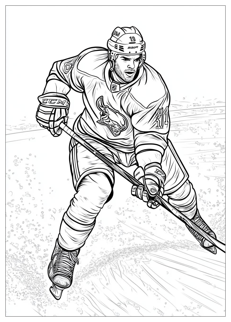 Hockey Coloring Pages-14