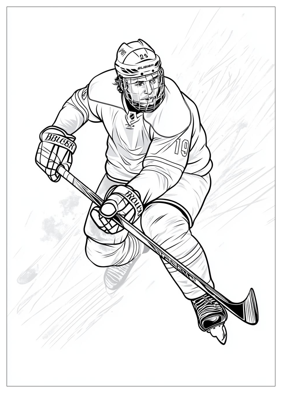 Hockey Coloring Pages-17