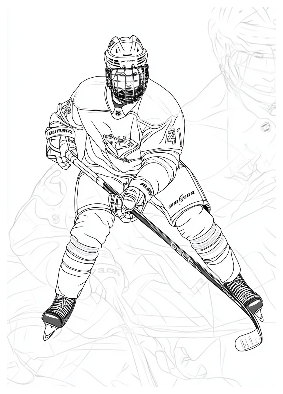 Hockey Coloring Pages-18
