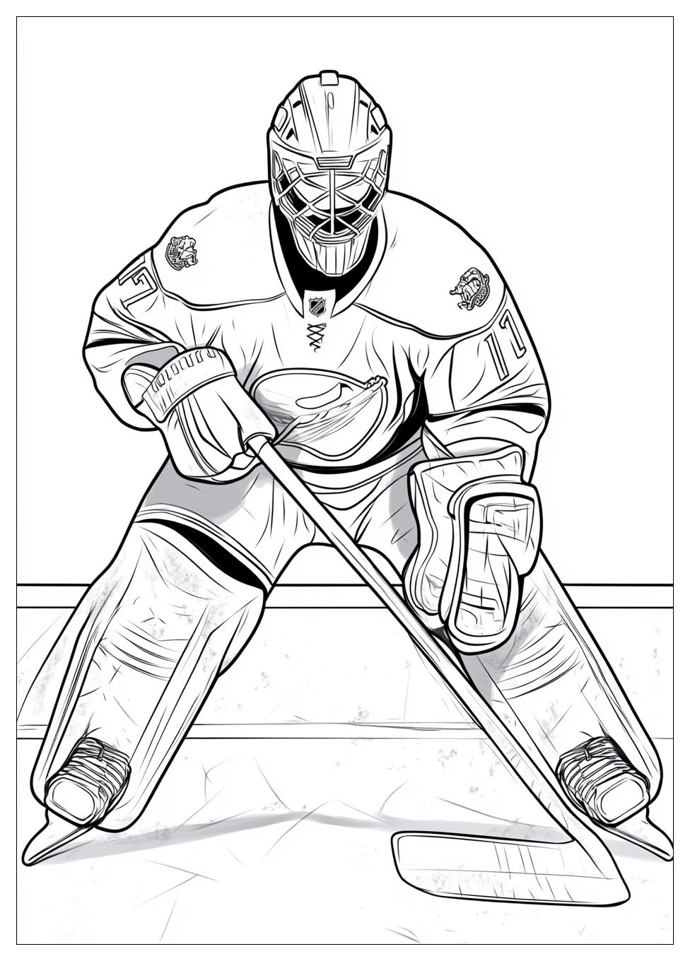 Hockey Coloring Pages-19
