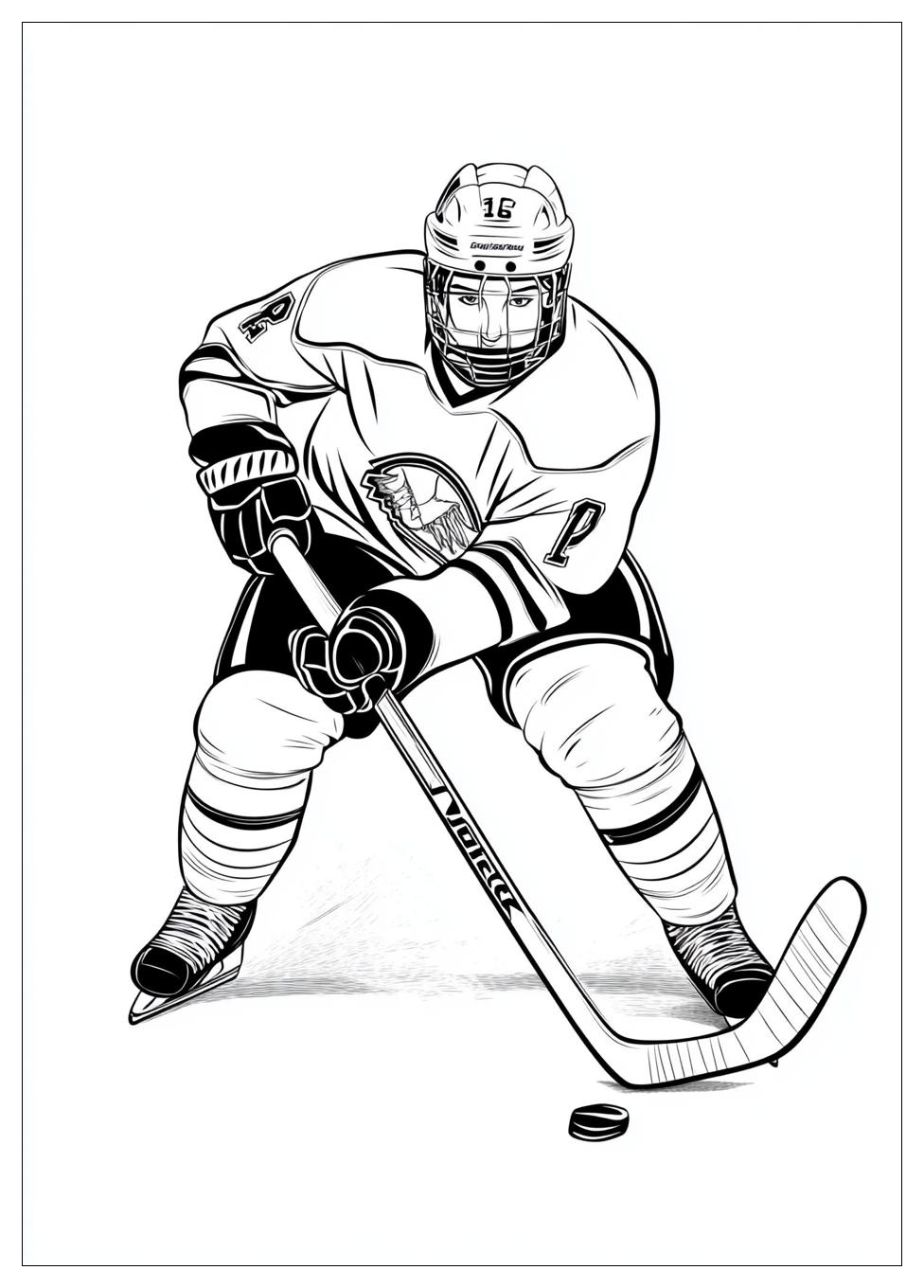 Hockey Coloring Pages-2
