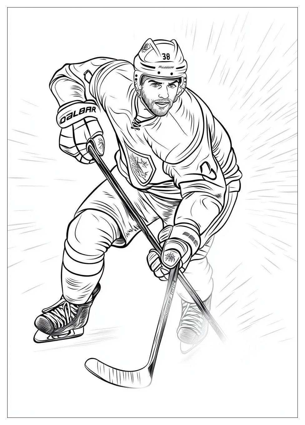 Hockey Coloring Pages-20