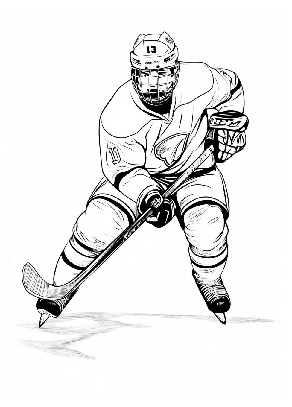 Hockey Coloring Pages-8