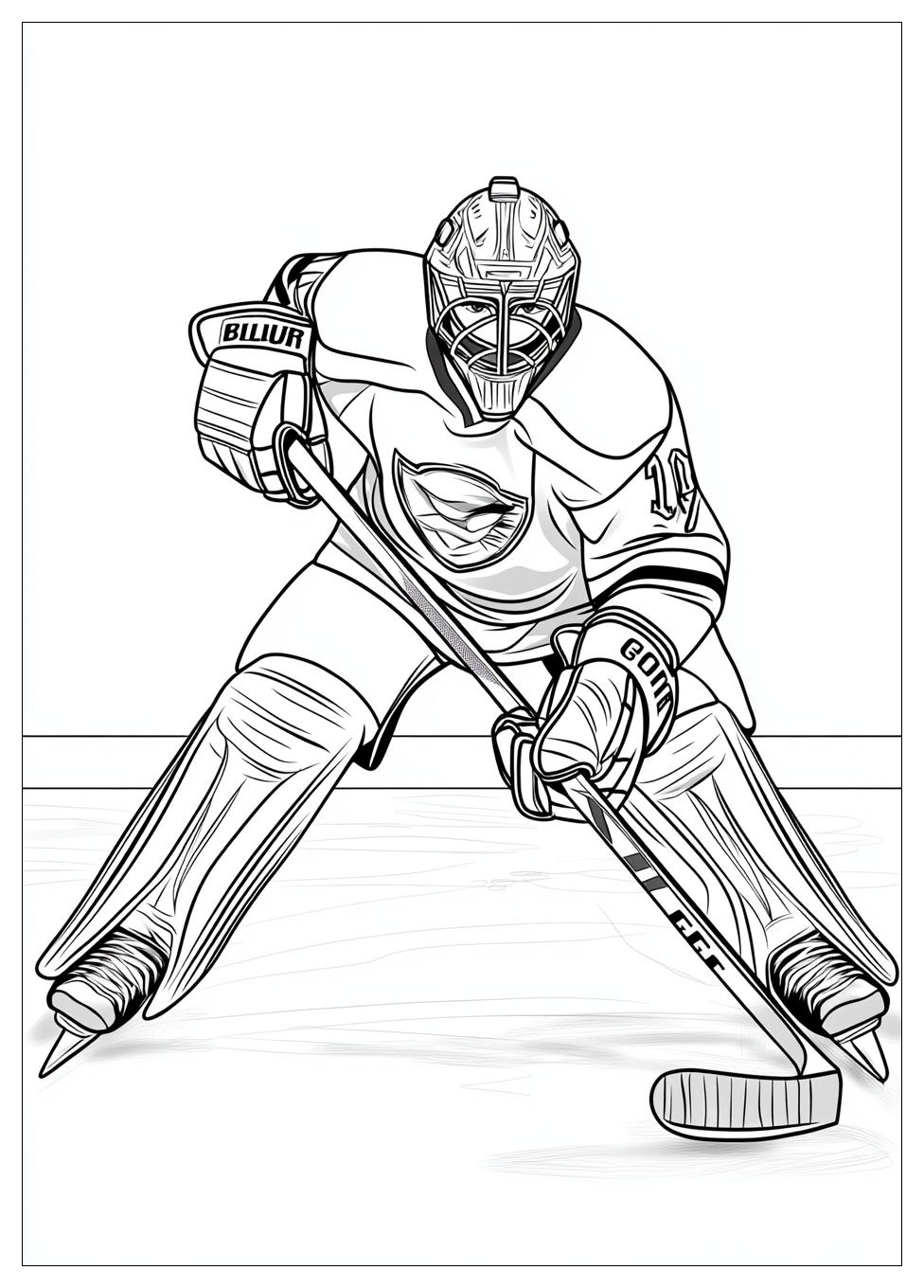Hockey Coloring Pages-9