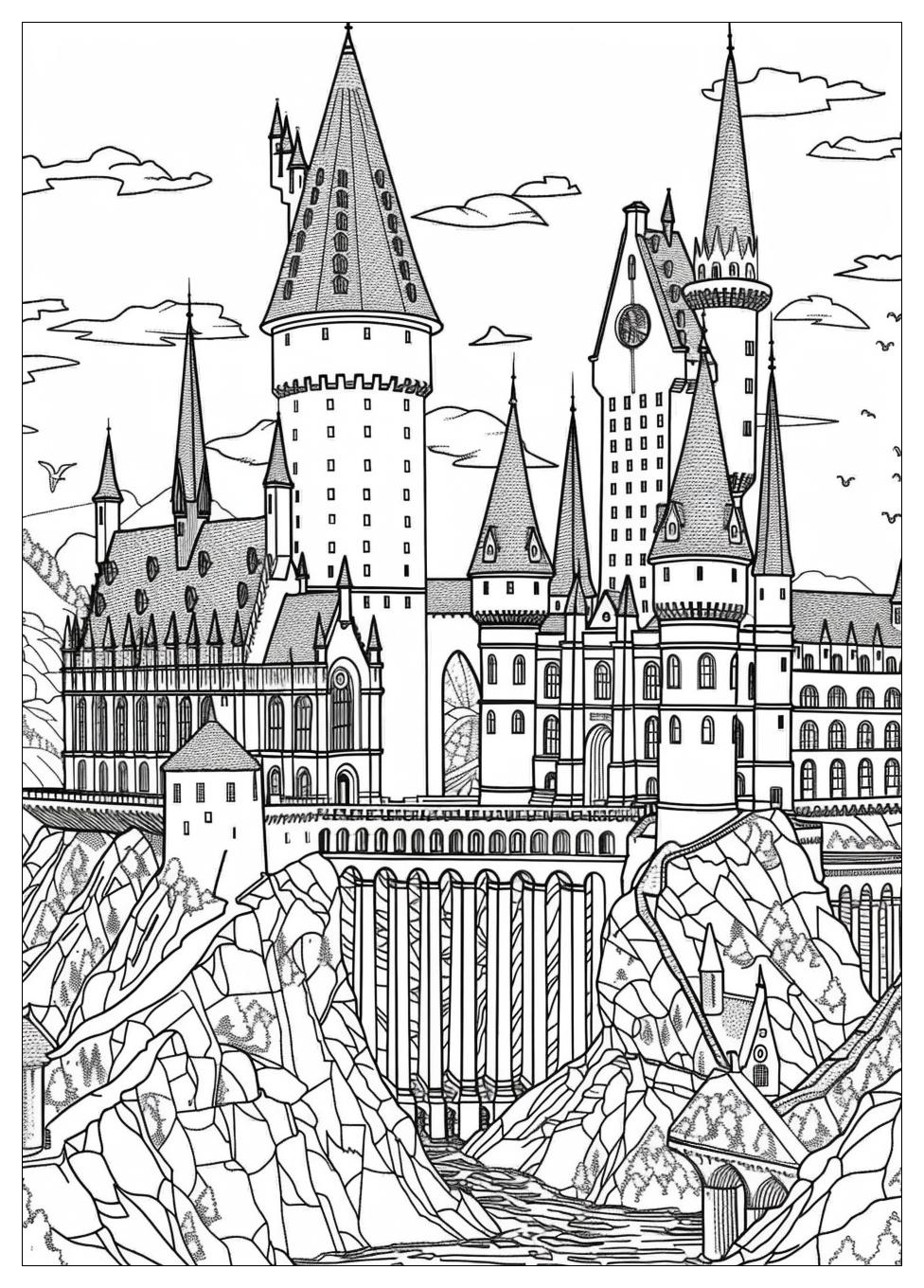 Hogwarts Coloring Pages-18