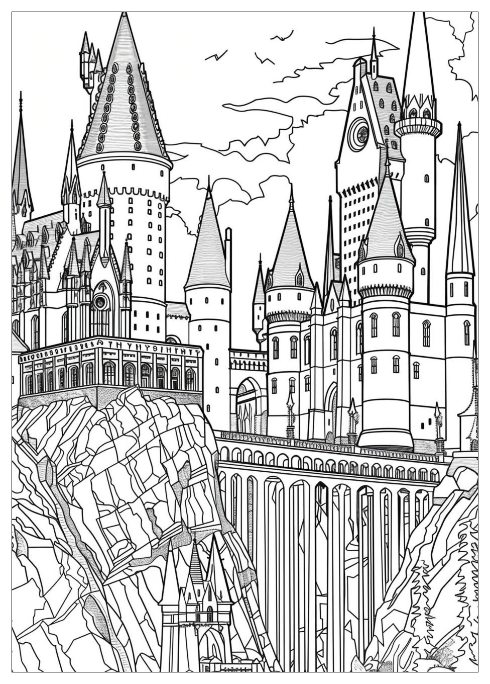 Hogwarts Coloring Pages-19