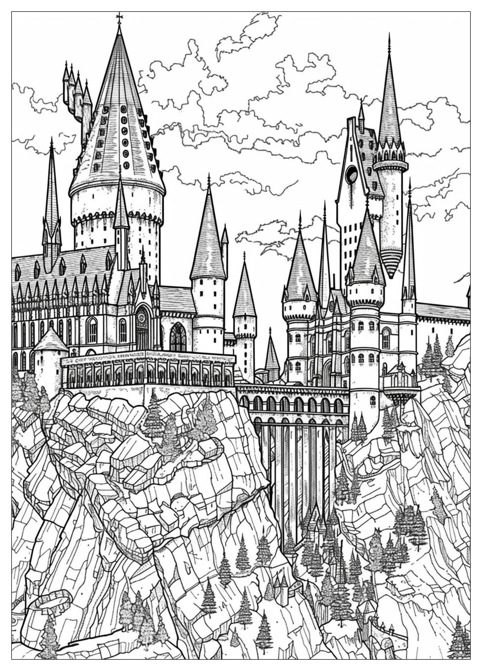 Hogwarts Coloring Pages-20