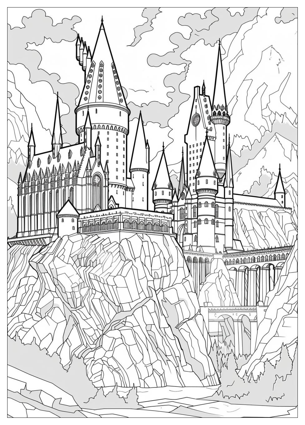 Hogwarts Coloring Pages-4