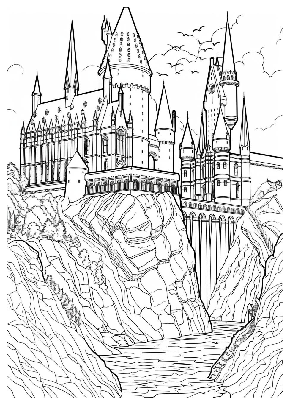 Hogwarts Coloring Pages-7