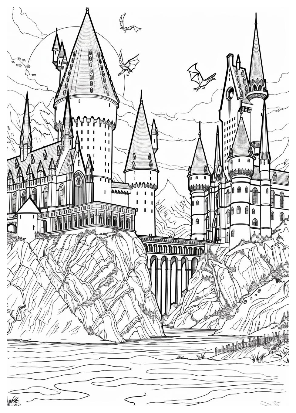 Hogwarts Coloring Pages-8