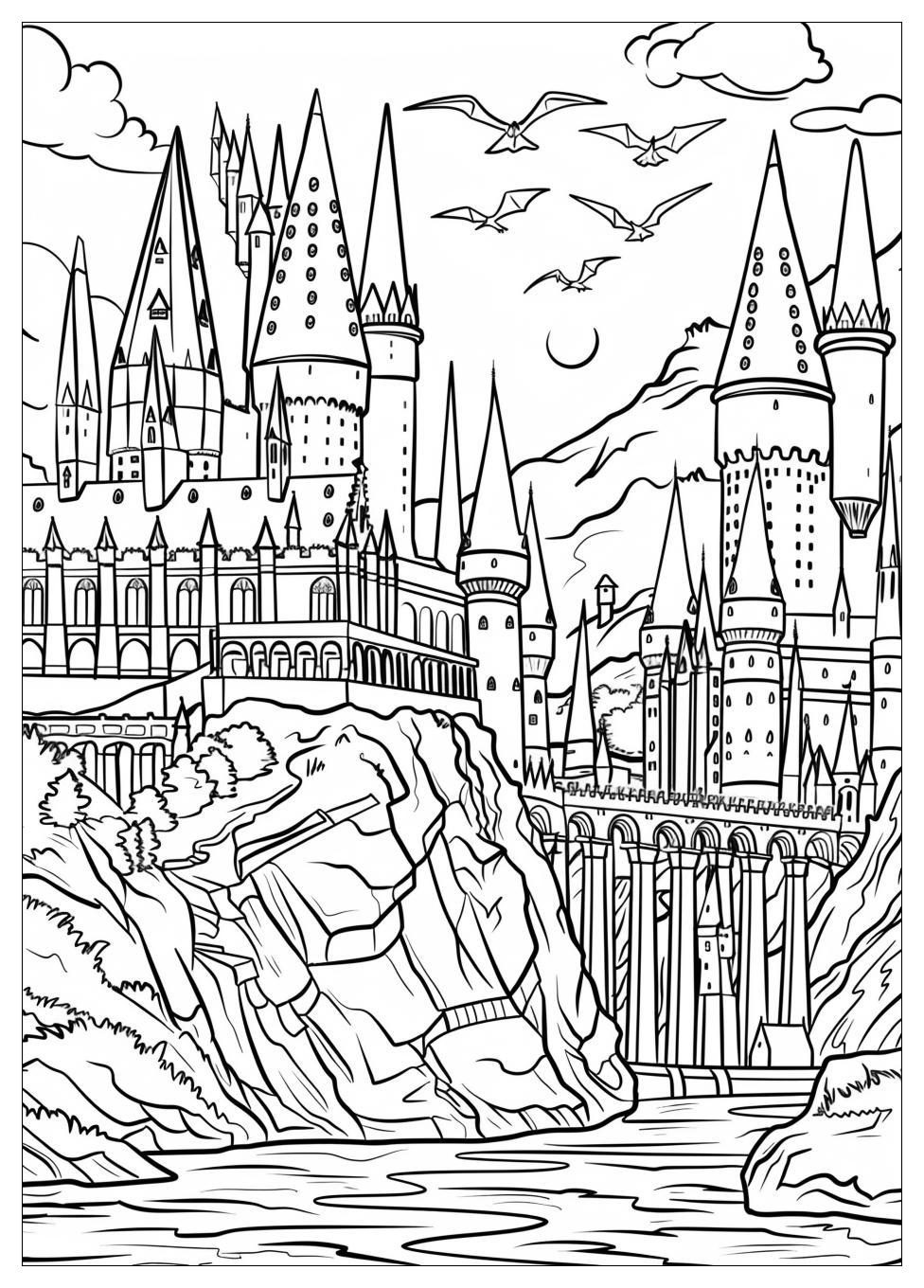 Hogwarts Coloring Pages-9
