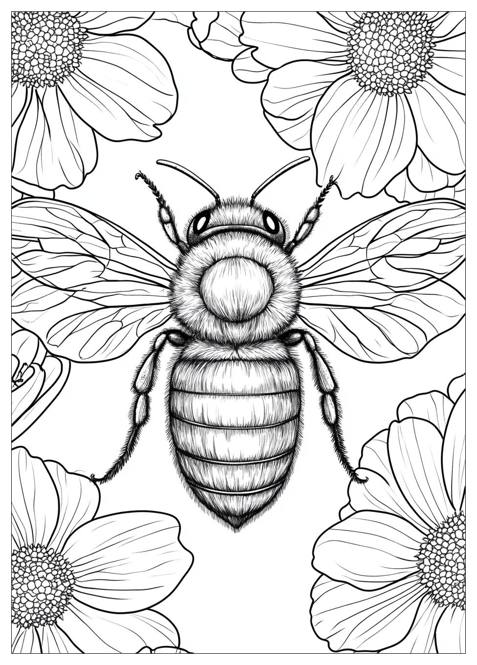 Honey Bee Coloring Pages-20