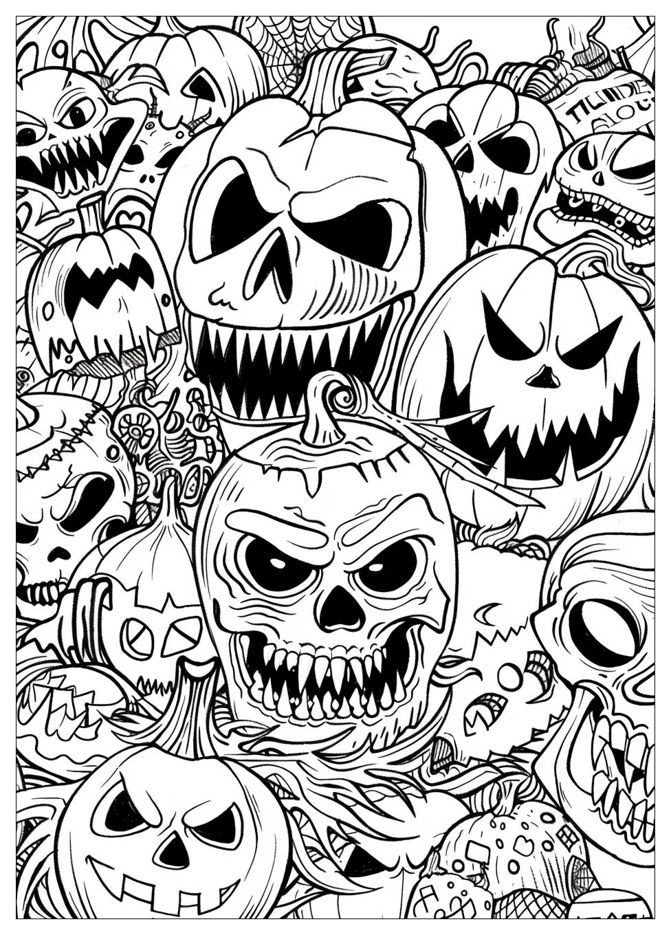 Horror Coloring Pages-1