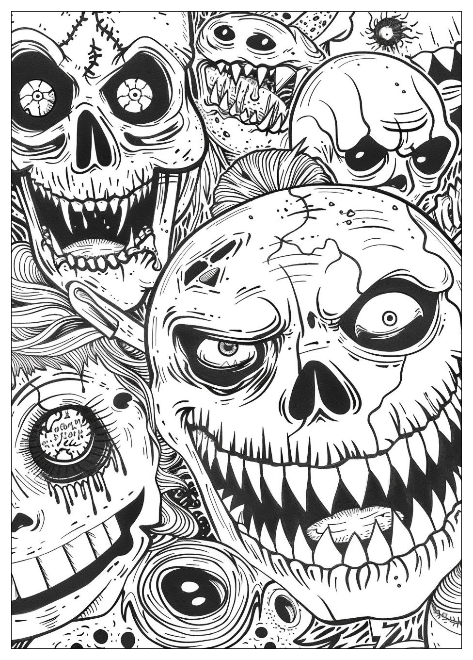 Horror Coloring Pages-11