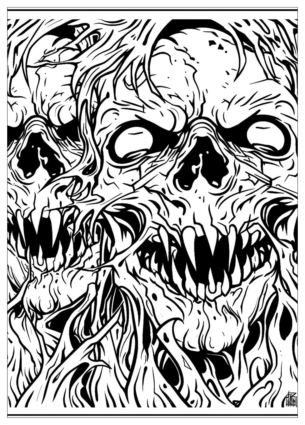 Horror Coloring Pages-16