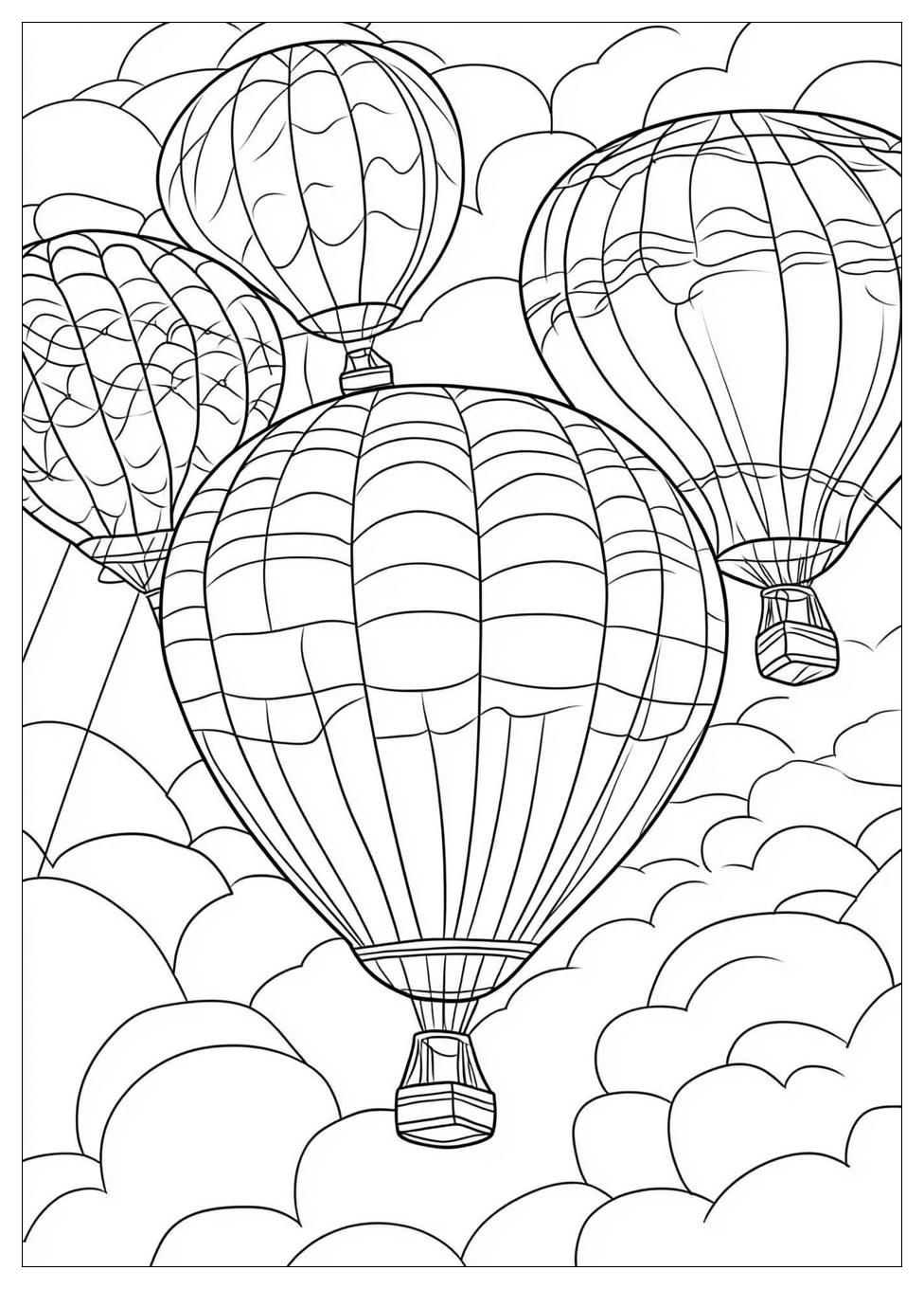 Hot Air Balloon Coloring Pages-10