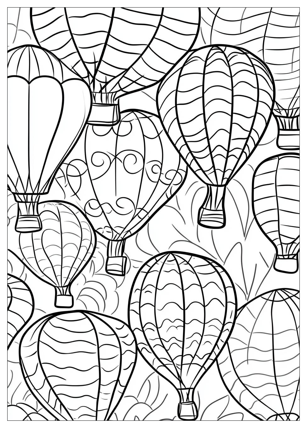 Hot Air Balloon Coloring Pages-11