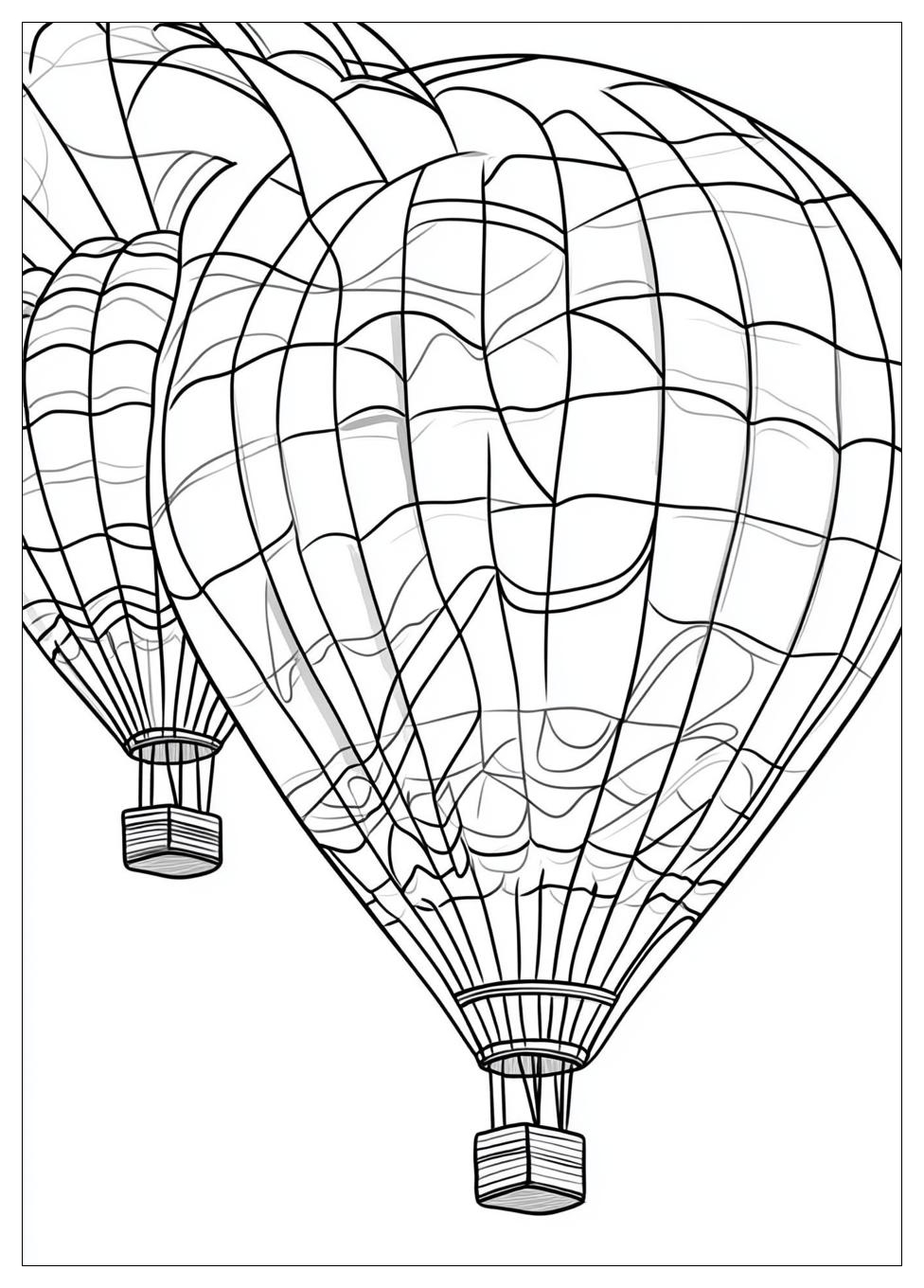 Hot Air Balloon Coloring Pages-14