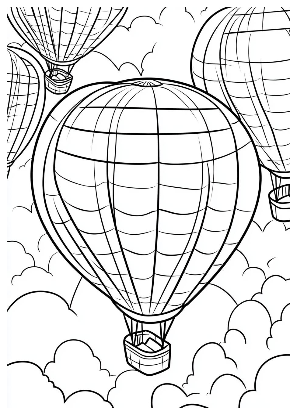 Hot Air Balloon Coloring Pages-15