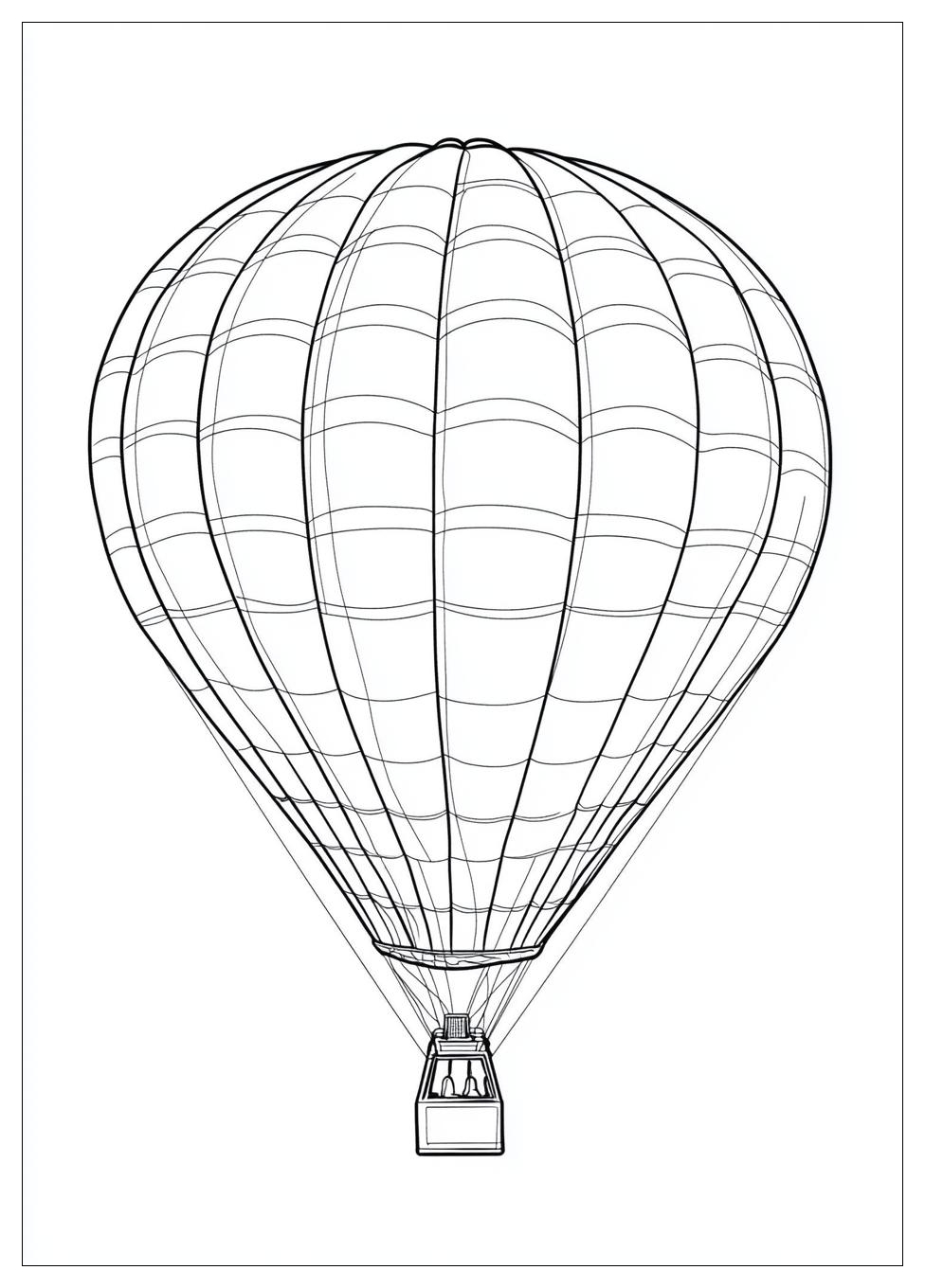 Hot Air Balloon Coloring Pages-17