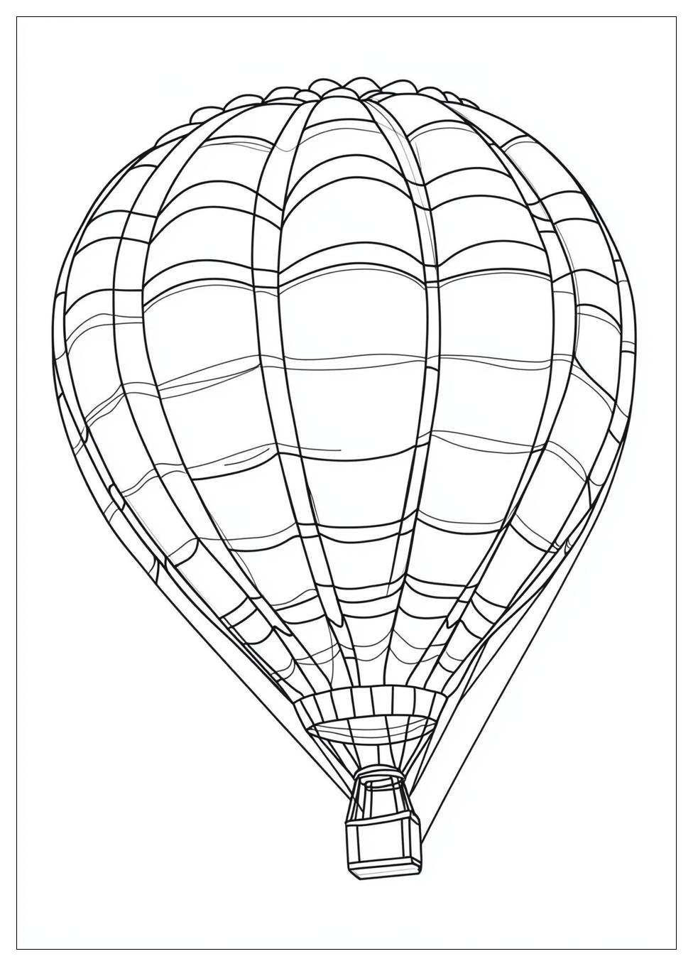Hot Air Balloon Coloring Pages-19