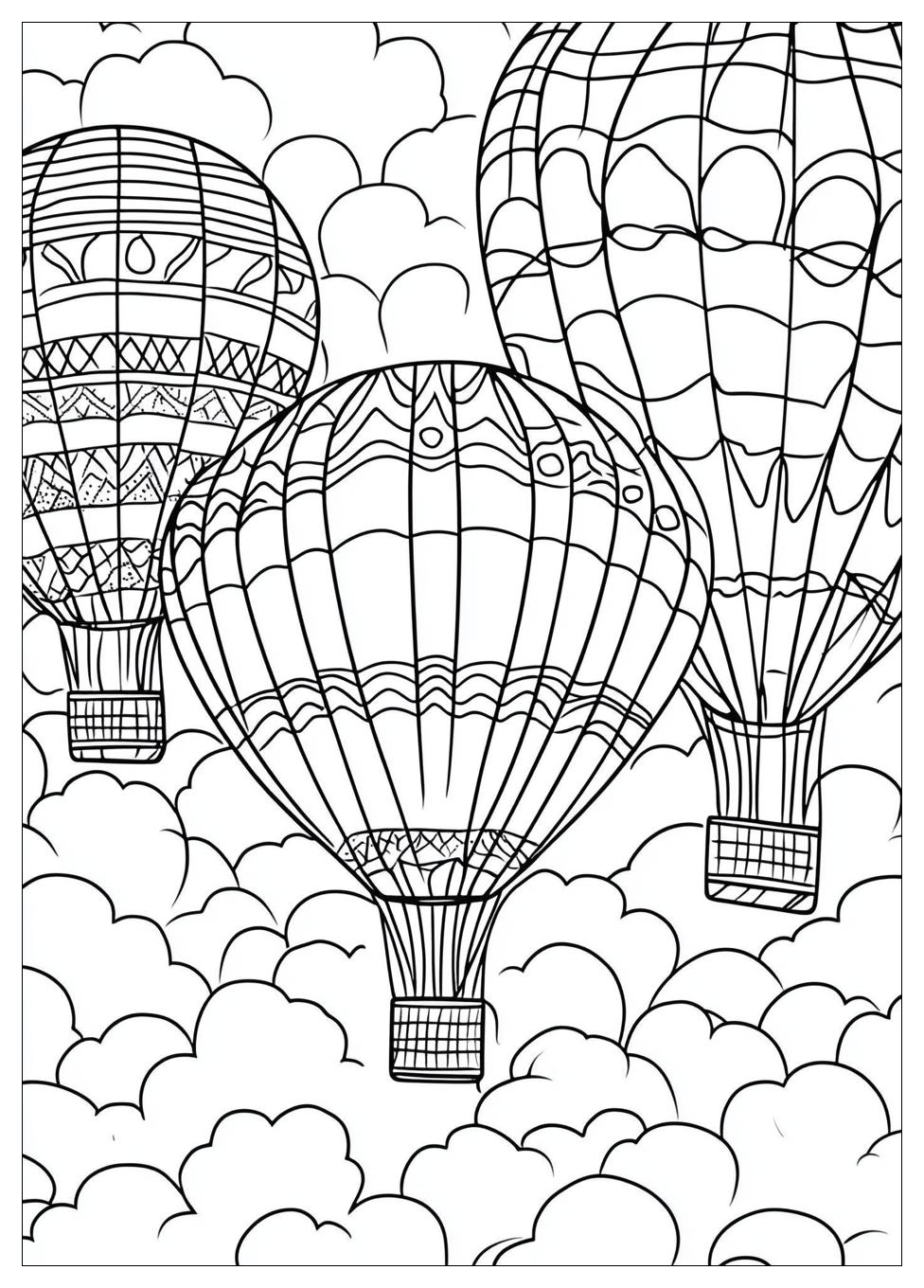 Hot Air Balloon Coloring Pages-2