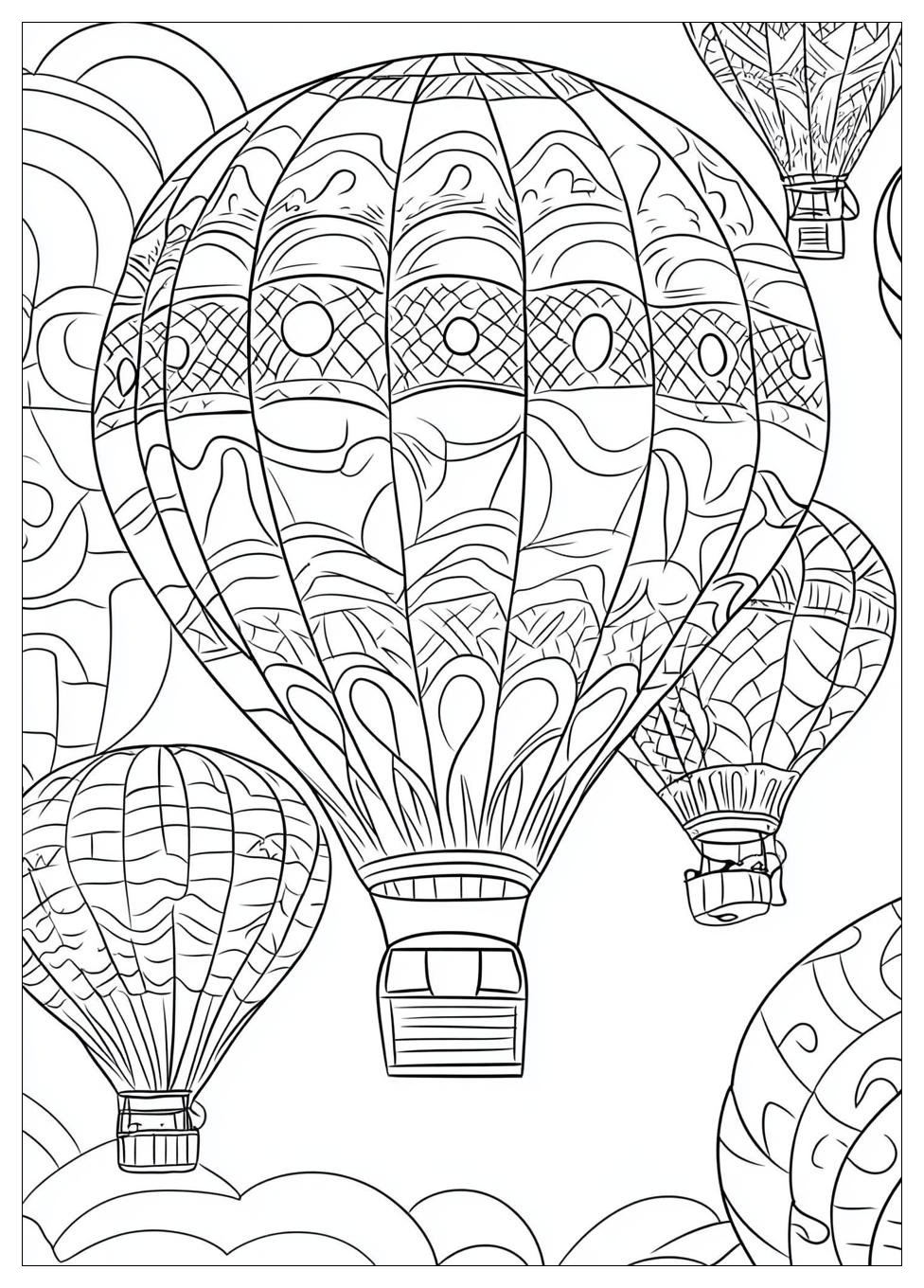 Hot Air Balloon Coloring Pages-3