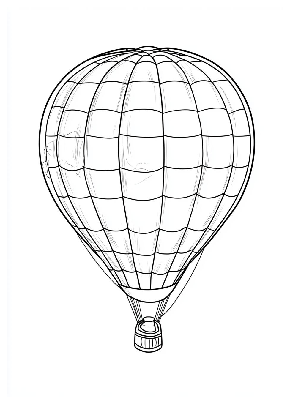 Hot Air Balloon Coloring Pages-4