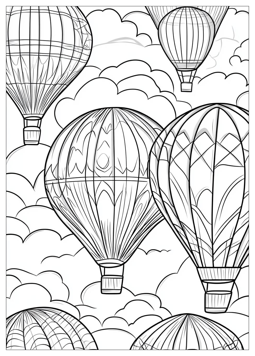 Hot Air Balloon Coloring Pages-6