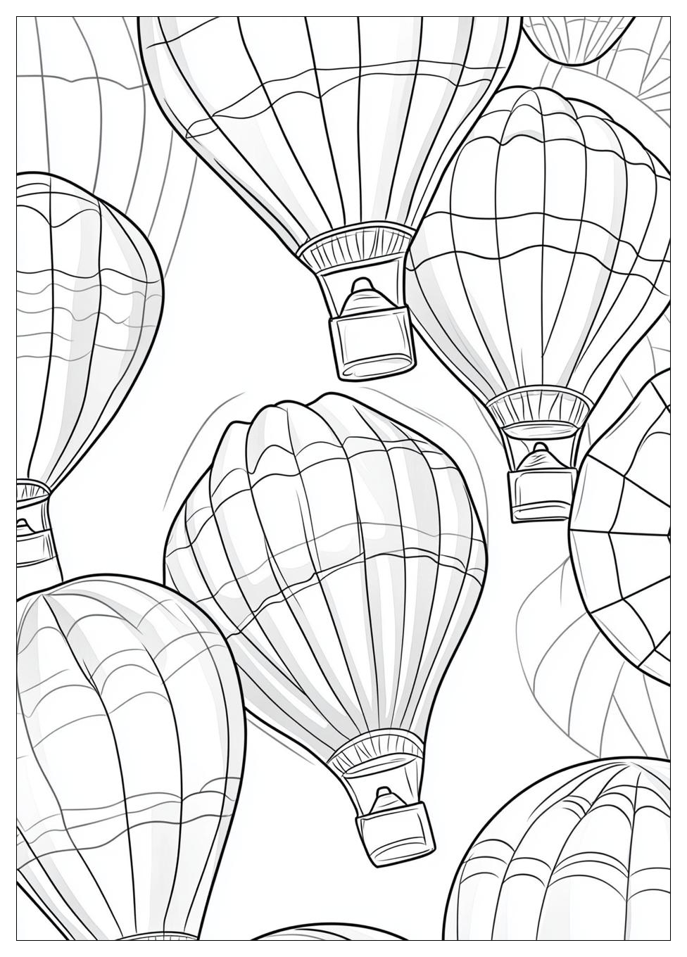 Hot Air Balloon Coloring Pages-7
