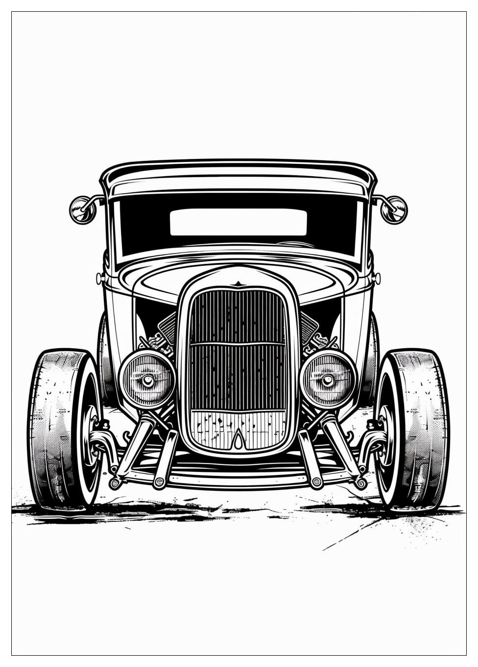 Hot Rod Coloring Pages-10