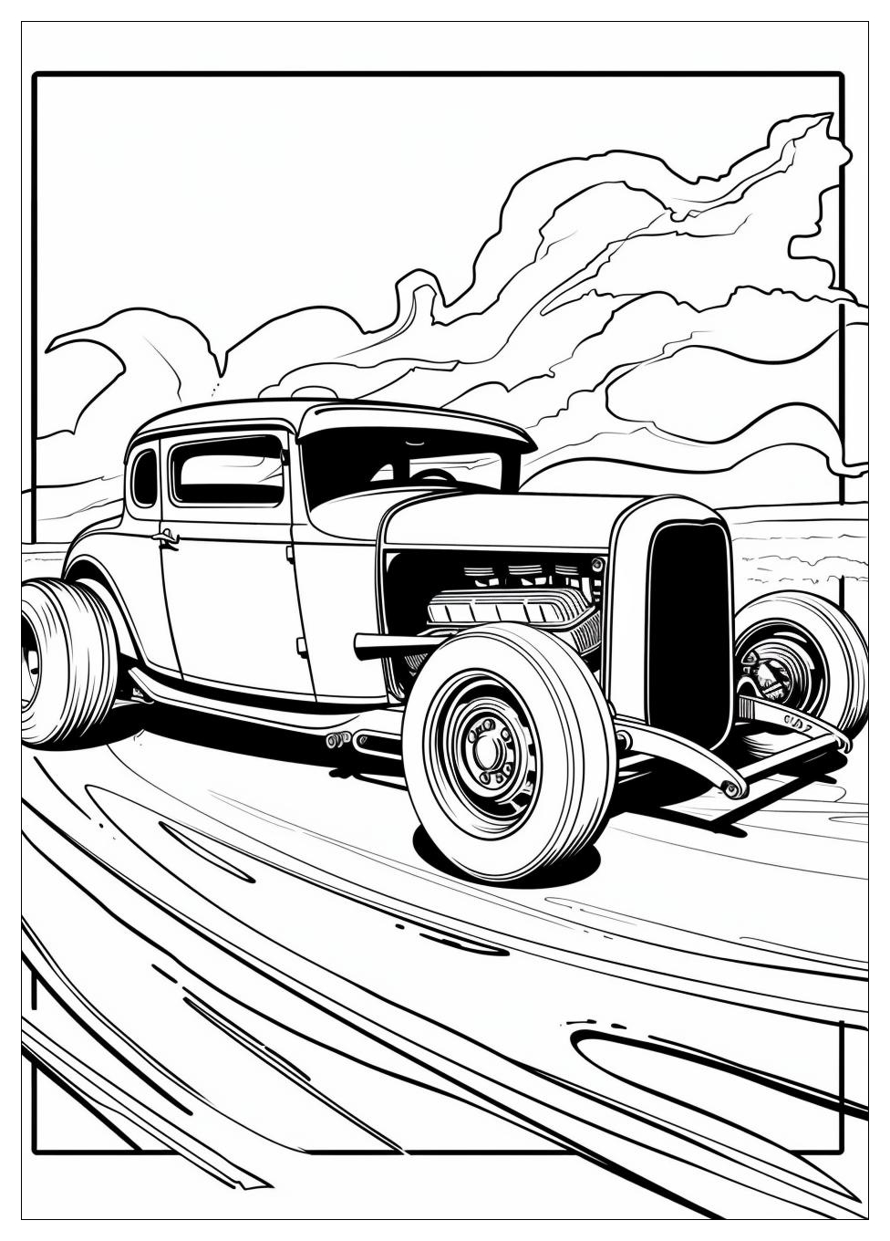 Hot Rod Coloring Pages-12
