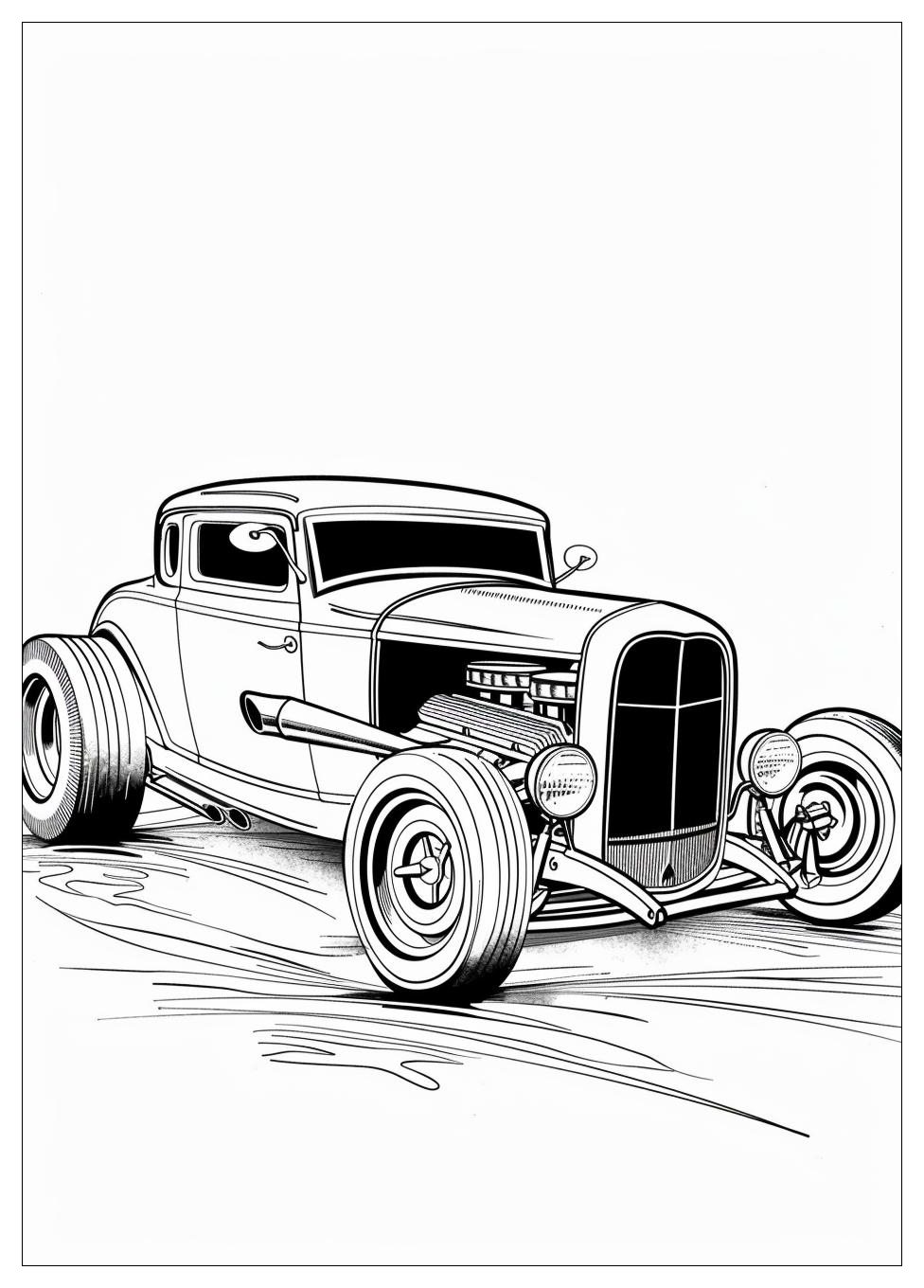 Hot Rod Coloring Pages-16