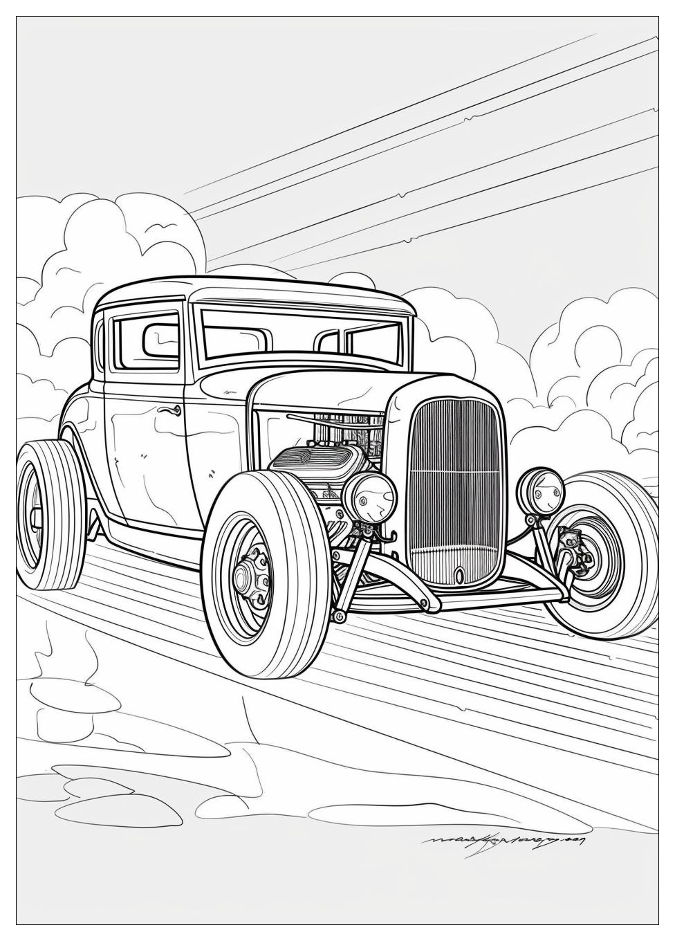 Hot Rod Coloring Pages-18