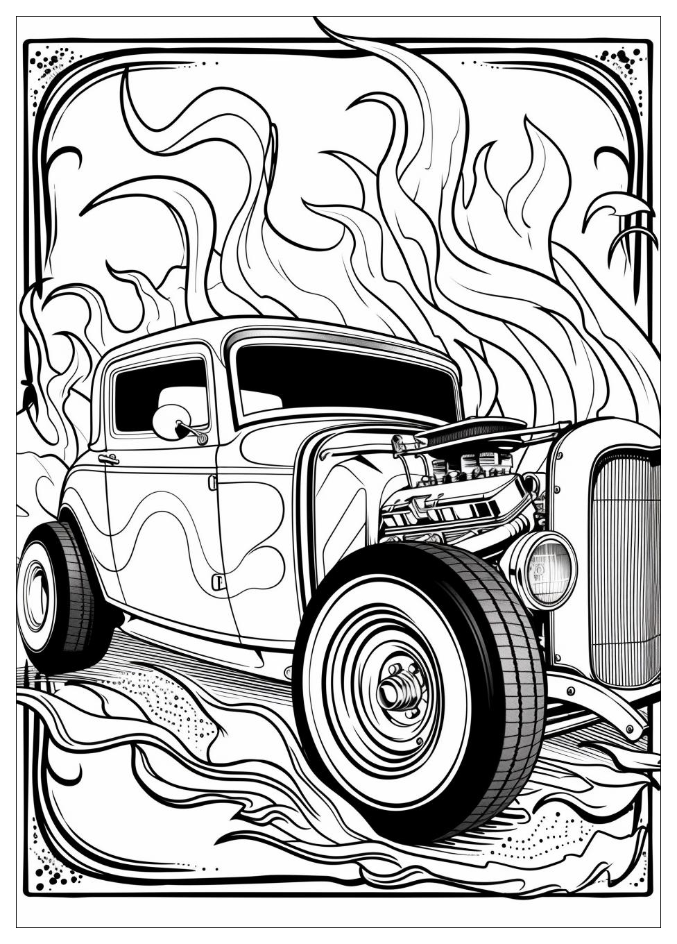 Hot Rod Coloring Pages-19