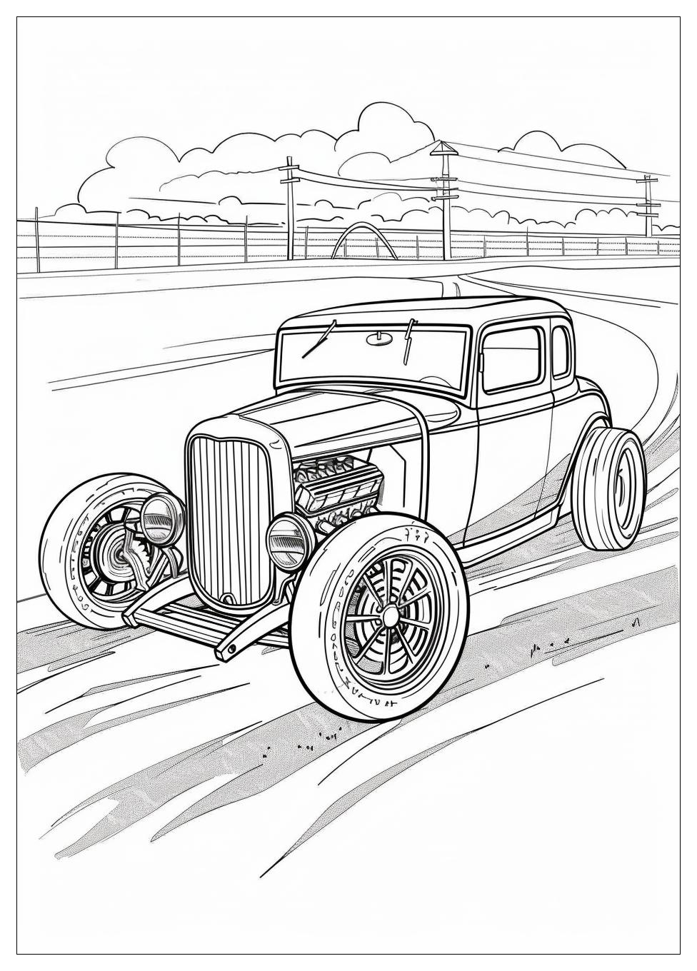 Hot Rod Coloring Pages-2