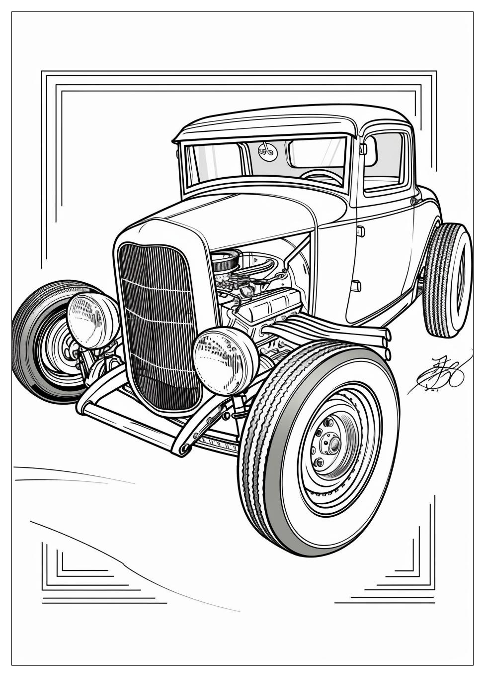 Hot Rod Coloring Pages-20