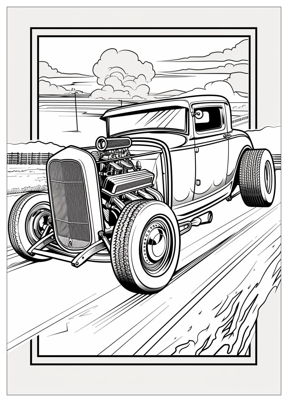Hot Rod Coloring Pages-4